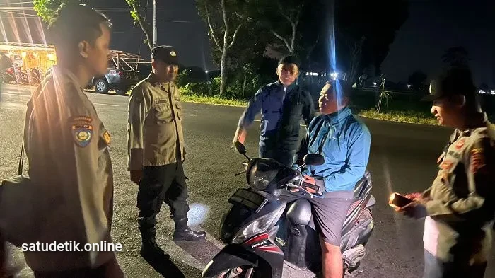 Patroli Gabungan Polsek Lumajang Kota dan Tekung Amankan Motor dengan Nomor Rangka Rusak